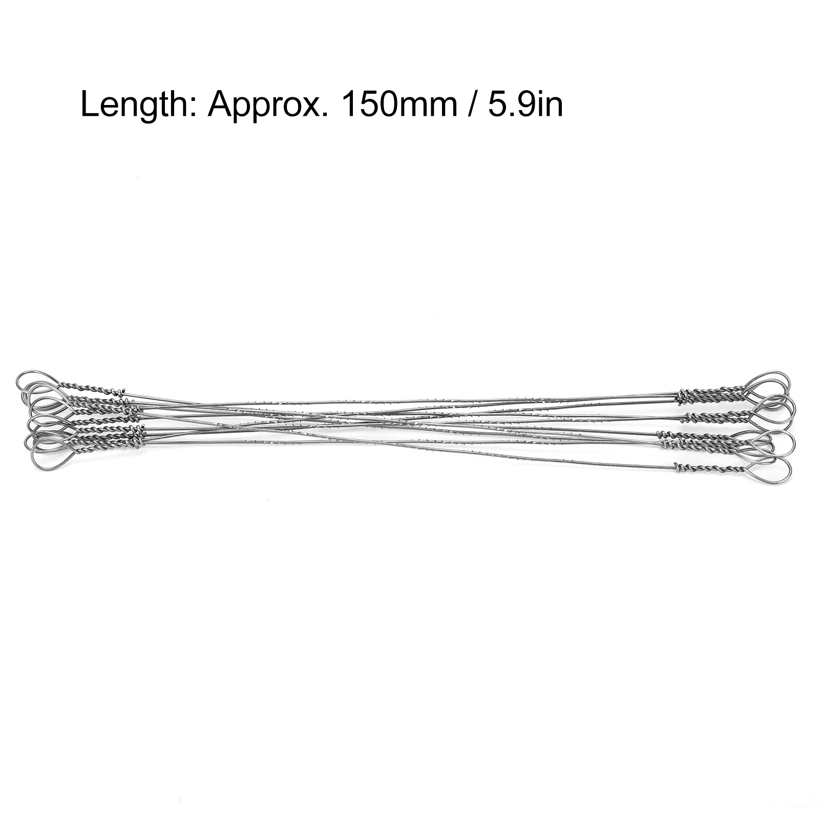 Wire Saw Blade High Carbon Steel Mini Sawing Strips Woodwork Cutting Replacement 150mm