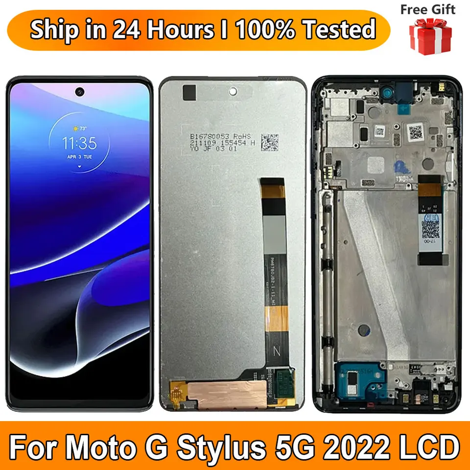 Motorola Moto G Stylus 5G (2022) & Edge (2021) Outer Glass Screen Replacement With Tools