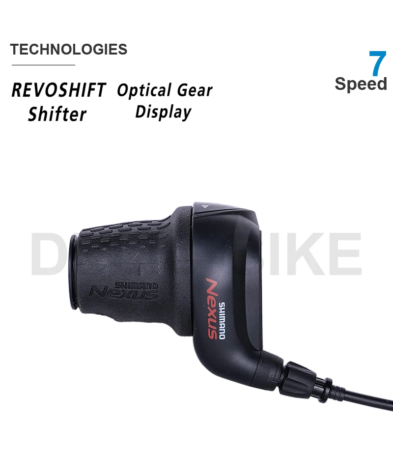 SHIMANO NEXUS Internal Geared Hub SG-C3001-7D and Shift Lever SL