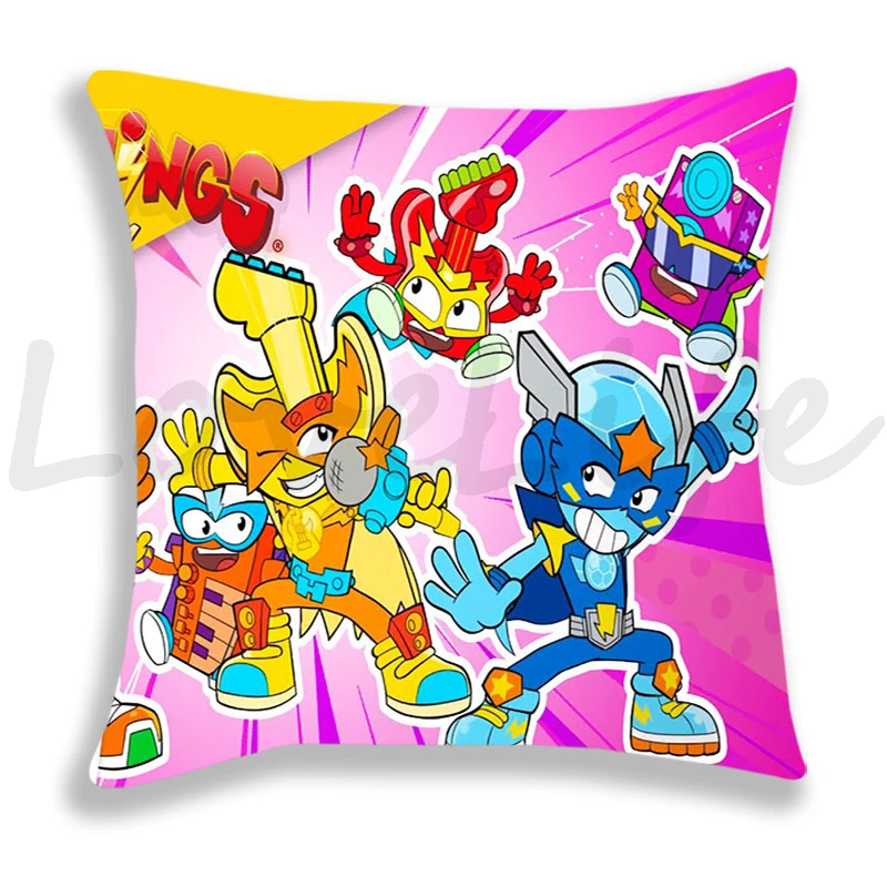 Superzings Series 10 Pillow Case New Cute Cartoon Pillowcase Cushion Cover Sofa Bedding Home Decorative Pillowcase For Children