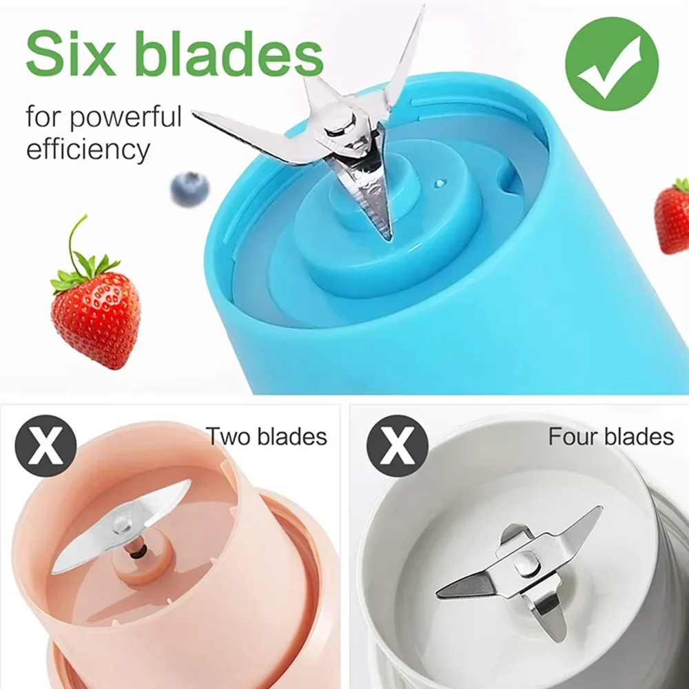 Electric juicer mini portable automatic kitchen blender