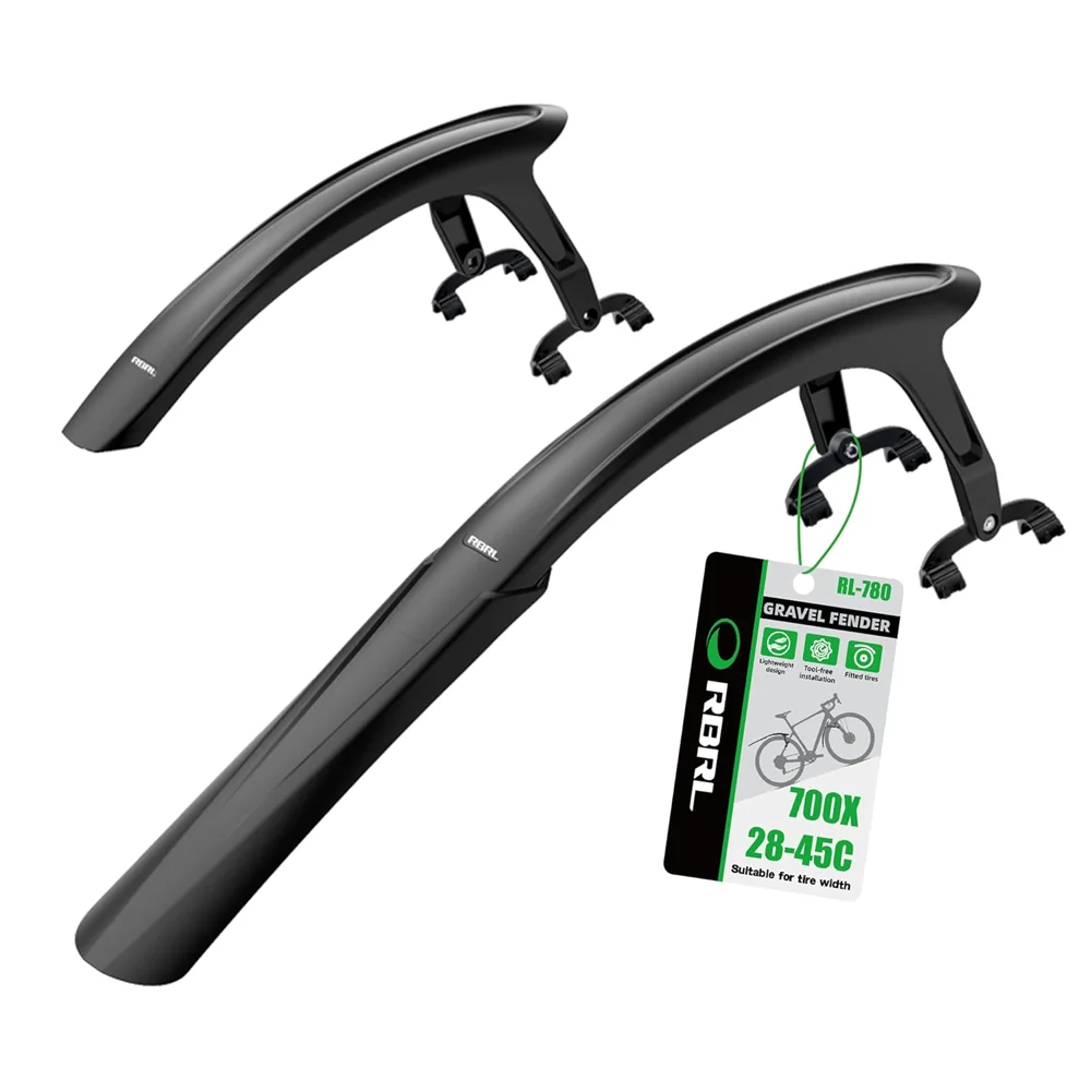 Bicycle fender RBRL 700c road bike quick release gravel bike mudguard strong PP mud proof accessory