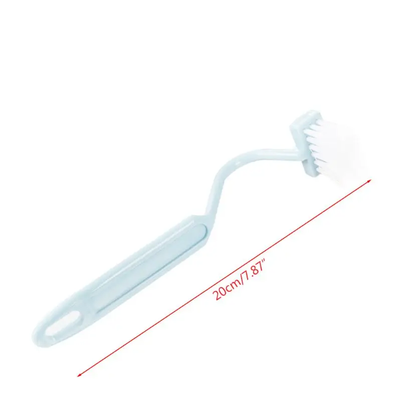 Toilet Rim Edge Brush Bow Curved Flush Passage Brush Bathroom Cleaning Supplies