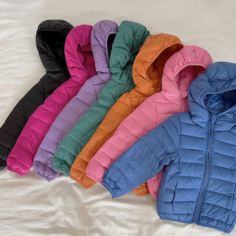 Children's lightweight Down jacket Korean version boys and girls' autumn and winter children's coat