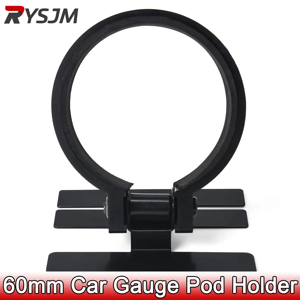 60mm Metal Gauge Meter Pod Mount Holder Adjustable Car Bracket Auto Car Meter Pods Dash Pod Mount Bracket Instrument Panel car meters holder