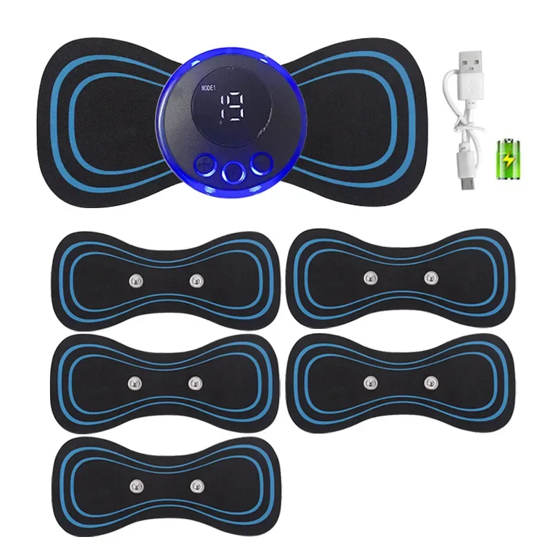 EMS Pulse Muscle Massager For Back Neck Cervical Massage Muscle Stimulator Body Relax Physiotherapy Low frequency massageador