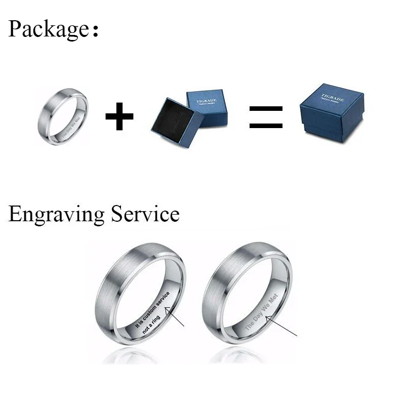 Tigrade Black Ring for Man Woman Titanium Bible Verse Cross Jesus Ring 8mm Wide English Unisex Christian Religious Size5-15