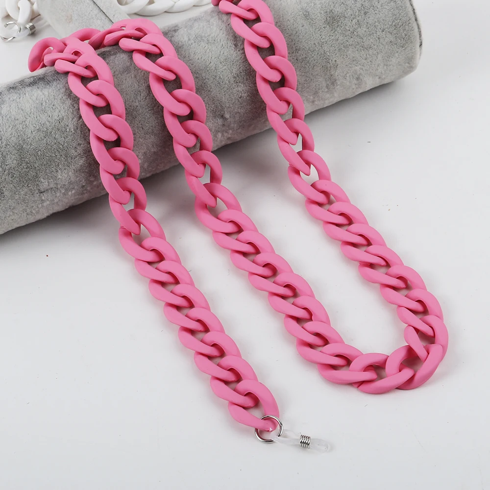 Unisex Fashion Matte Acrylic Eyewear Chain Lanyard