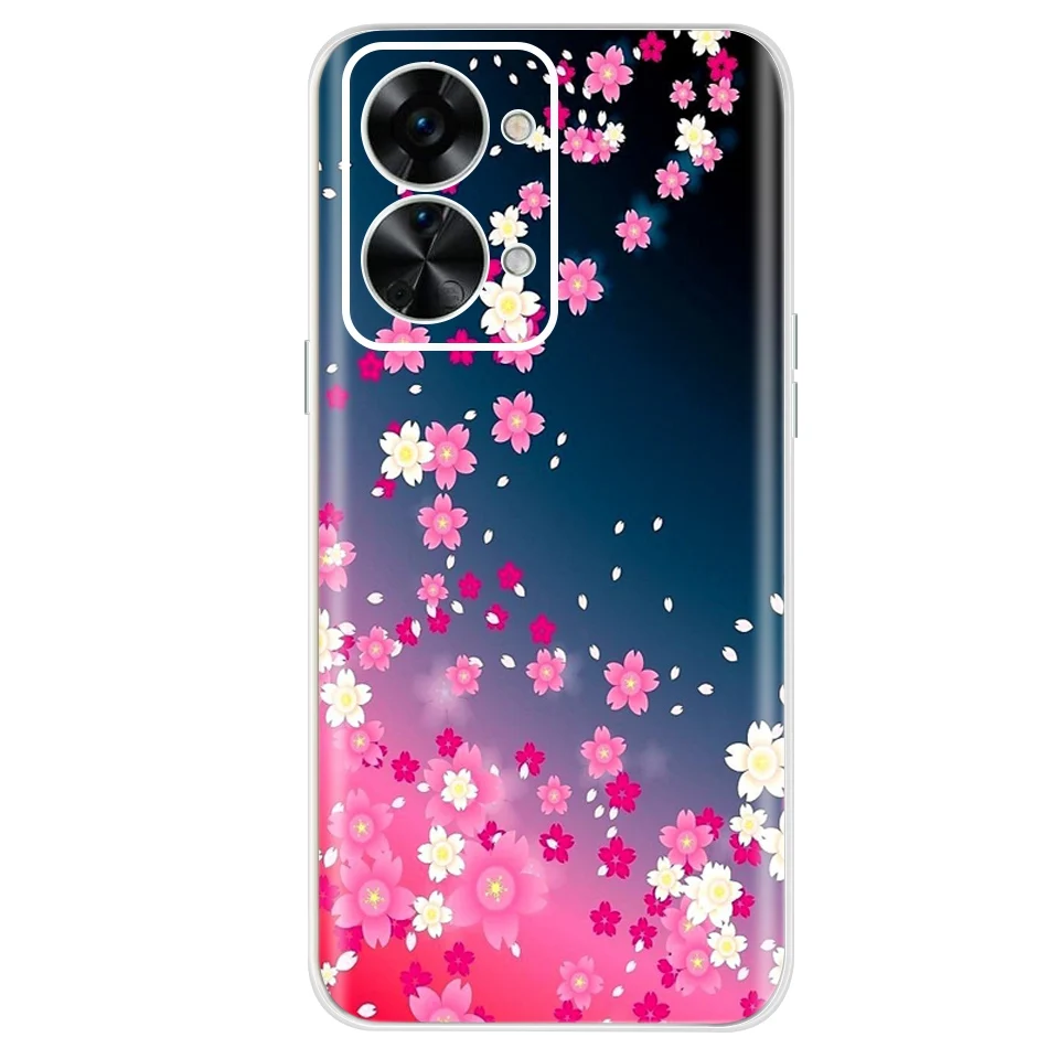 Stylish Painted Soft Silicone Clear TPU Phone Case Cover with Bumper Protection