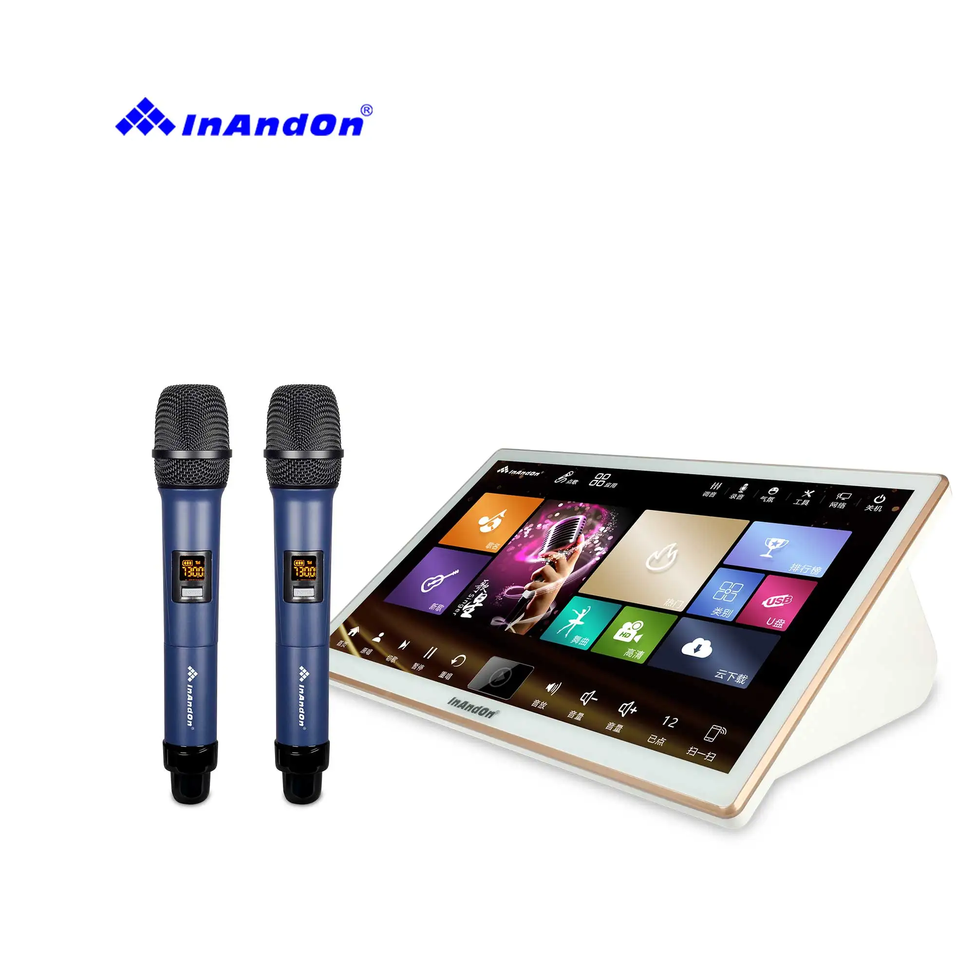 

InAndOn 2022 18.5 5in1 8T Karaoke Player Home Party machine Touch Screen Fast Speed Karaoke Player Karaoke System