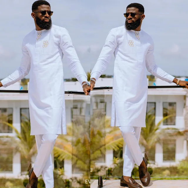 Tunji Long Sleeve Dashiki Outfit