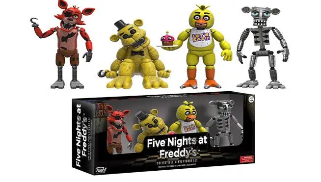 4pcs/set Five Nights at Freddy's Character Cute Boxed PVC Action
