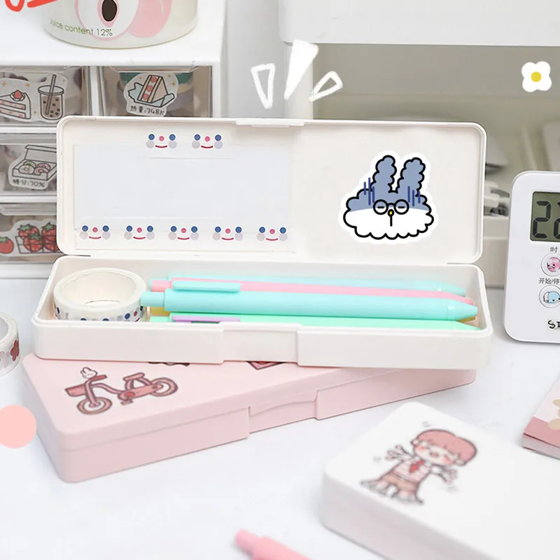 40 Stück flauschige Hasen-Cartoon-Aufkleber – süße Emoji-Aufkleber für Tagebücher und Wasserflaschen-Dekoration, AnimeWorlds Store – Detail 9