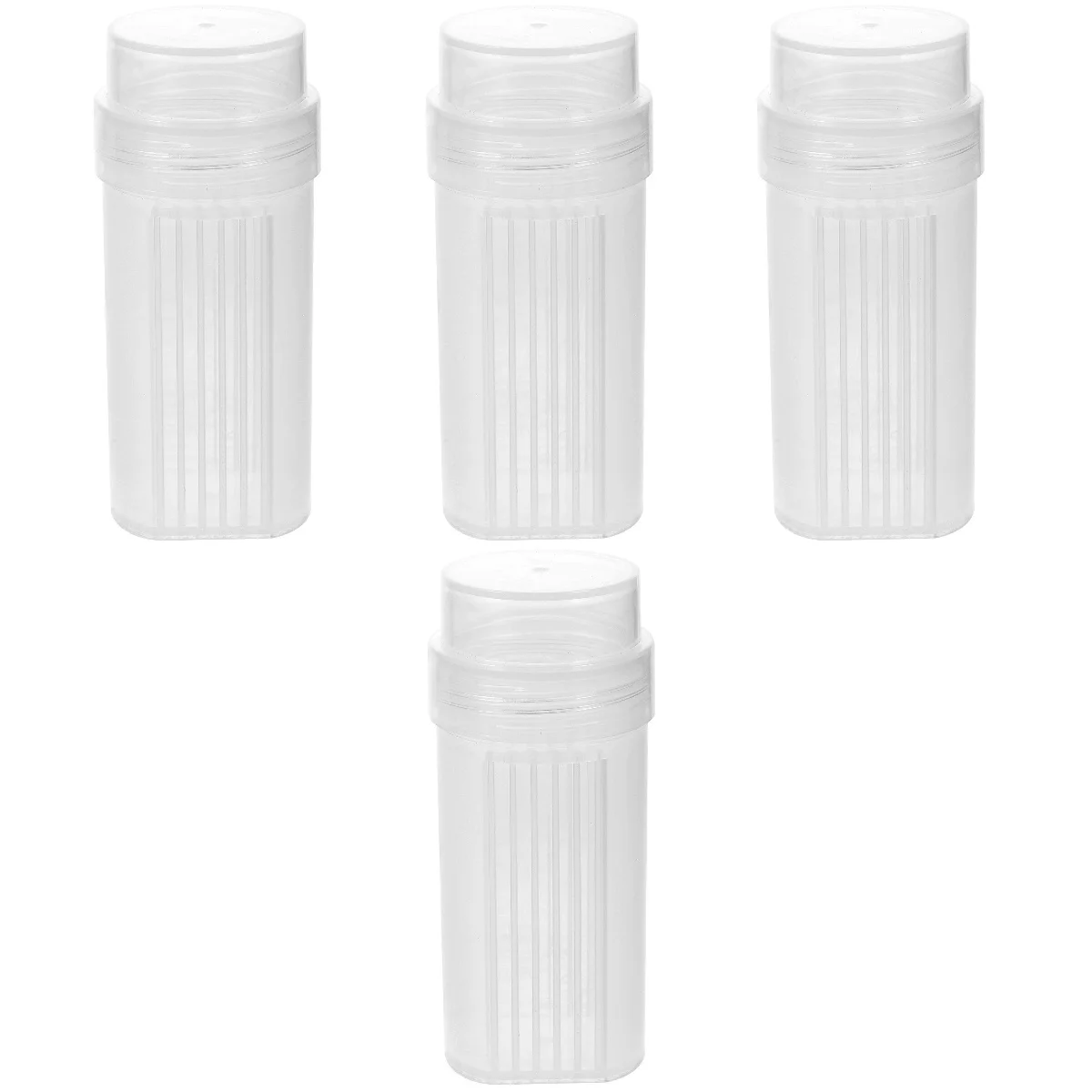 

4 Pack Highly Transparent Dyeing Vat Microscope Slides Staining Jar Laboratory Holder Plastic Transparency Glass Coplin