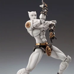Jojo's Bizarre Adventure Killer Queen Anime Action Figure - Stylish Desktop Ornament and Unique Gift (White)