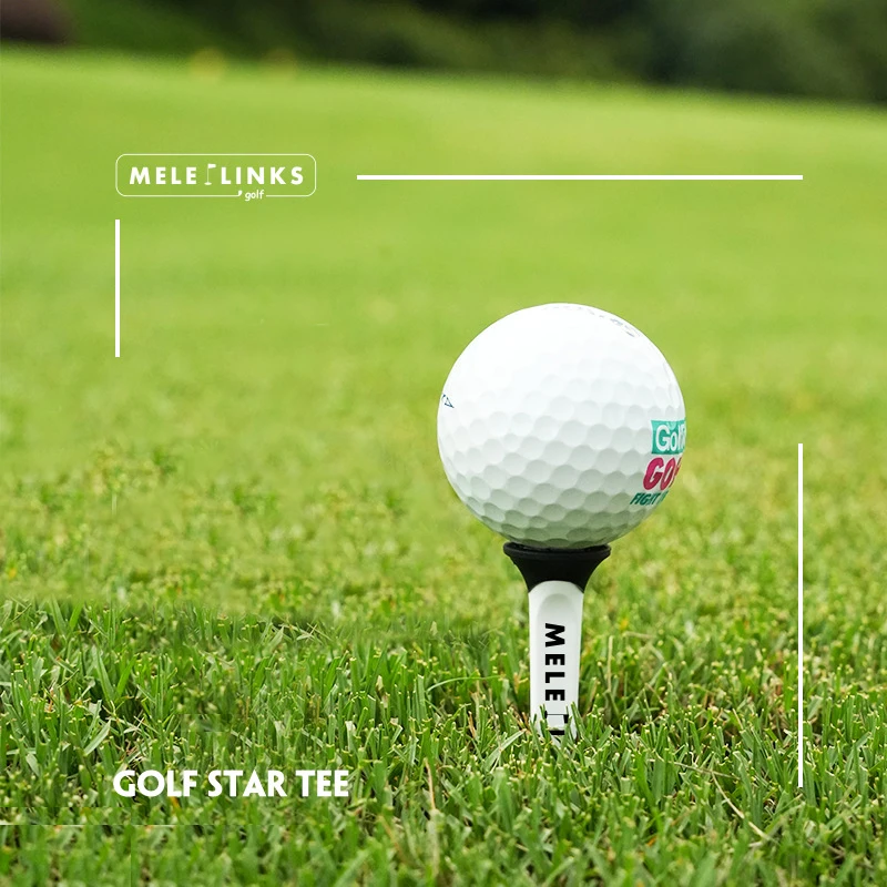 8 Pcs/Bag 79mm 45mm Golf Tees Golf Accessories Plastic Adjustable Tees Reduces Friction Side Spin Step Down Tees Drop Ship