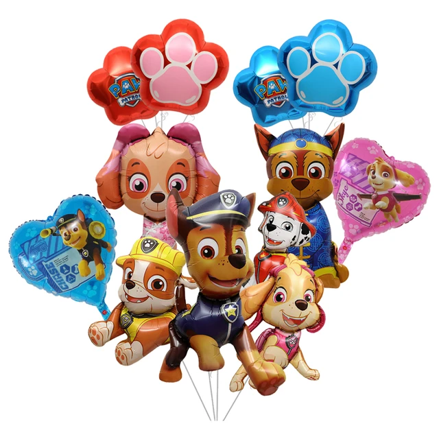 Suministros de fiesta de la patrulla canina, globo de helio de aluminio,  película de juguete, suministros para Baby Shower, decoraciones de  cumpleaños, envío gratis - AliExpress