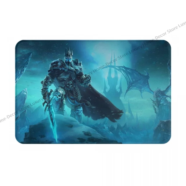 A World Of Warcraft Nem Csúszós Ajtófajta Fürdőszőnyeg Szőnyegszőnyeg Szőnyeg Bejárat Ajtó Otthoni Dekoratív - Image 2