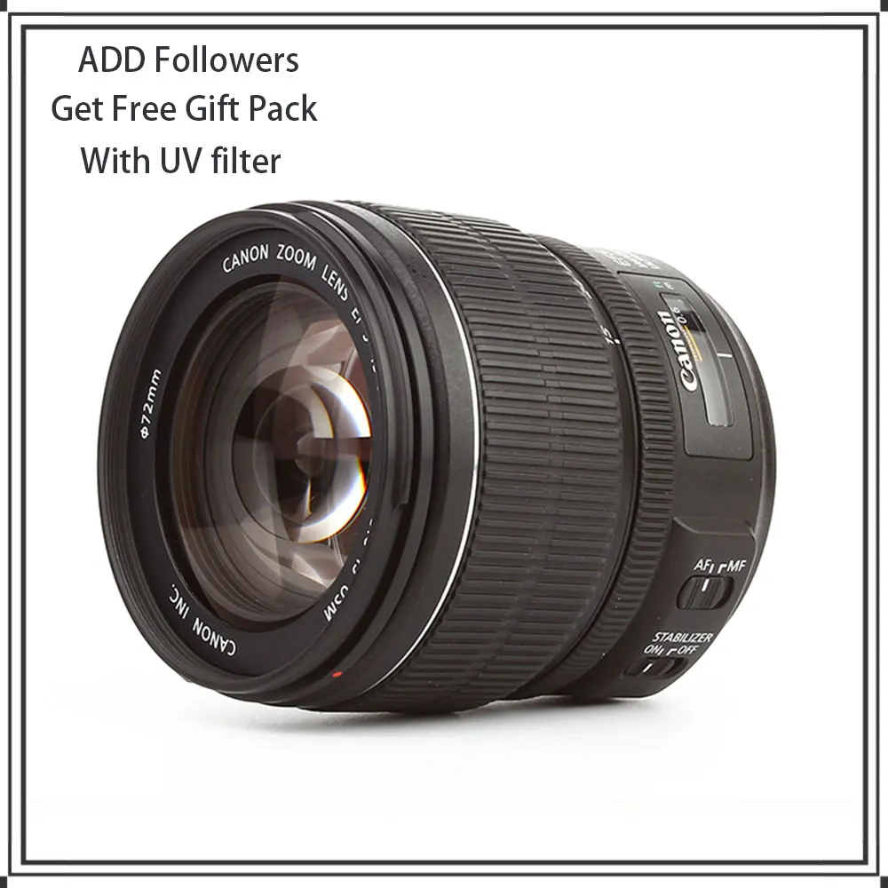 

Canon EF-S 15-85mm f/3.5-5.6 IS USM Lens