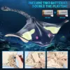 Remote Control Toy High Simulation Devil Ray for Pool Bathroom Great Gift Boat Toys for 3+ Year Old Boys and Girls 3