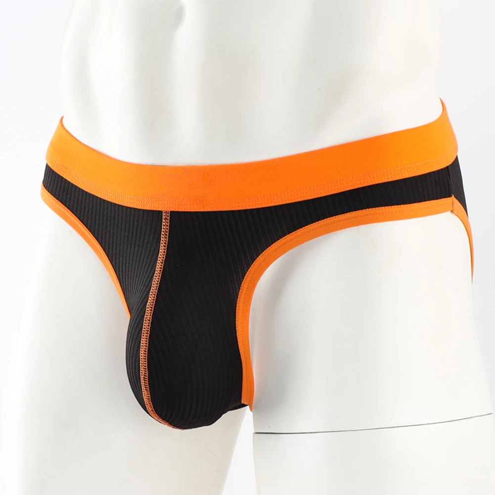 

1pc Men's Sexy Underwear Bikini Briefs Breathable U-convex Pouch Panties Low Waist Male Lingerie Shorts Trunks