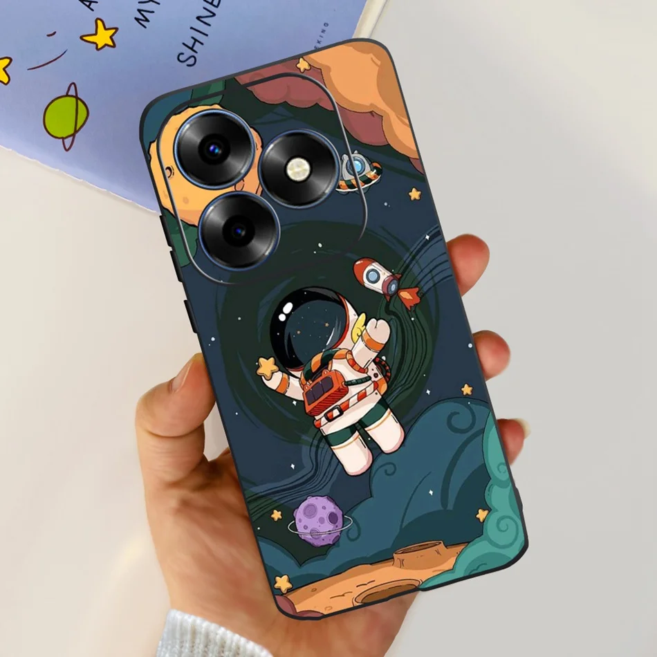 Fashion Elegant Painted Soft Silicone TPU Phone Back Cover