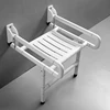 Folding Shower Bathroom Stool Quality Balance Wall Mounted Shower Chair Metal Small Metal Tamburete Ducha Bathroom Furniture 1