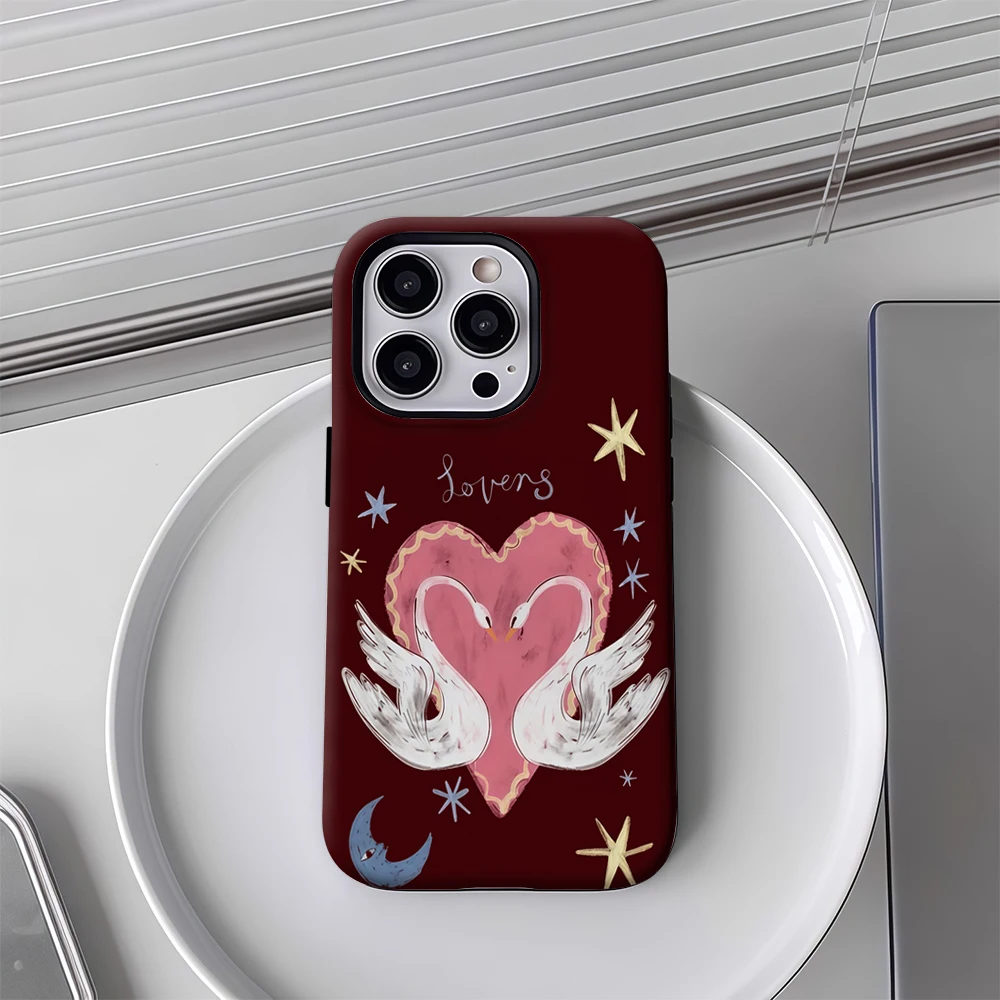 Celestial Lovers Magnetic Tough Phone Case - Double-Layer Protection
