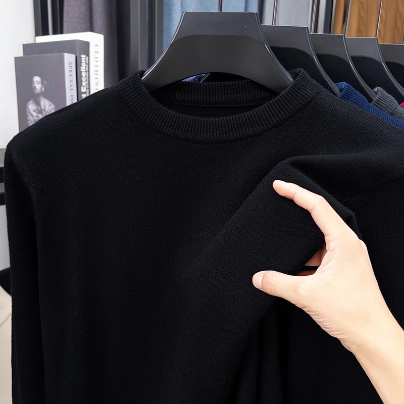 Men's Thick Knit Pullover Sweater, Casual Crew Neck Winter Sweater Sffbee170268a40059efa147a4ec0703eR