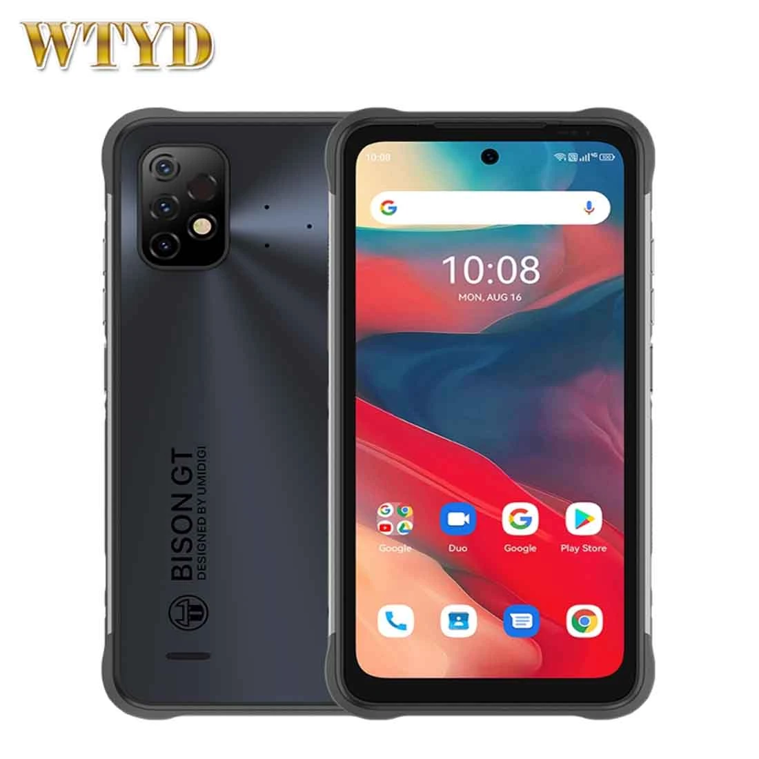 UMIDIGI BISON GT2 Waterproof Smartphone 6.5'' 8GB 128GB Octa Core Android 12 4G Mobile Phone 64MP 6150mAh NFC Global Version umidigi latest phone