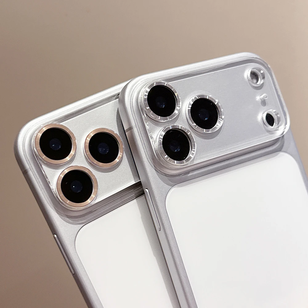 Premium Tempered Glass Camera Lens Protector - Transparent Full Cover