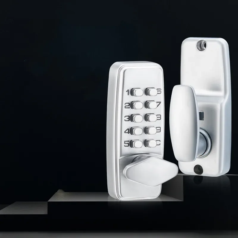 

Waterproof Mechanical Lock with Digital Password, Single Sided, Suitable for Homes, Apartments, and Metal Wooden Doors