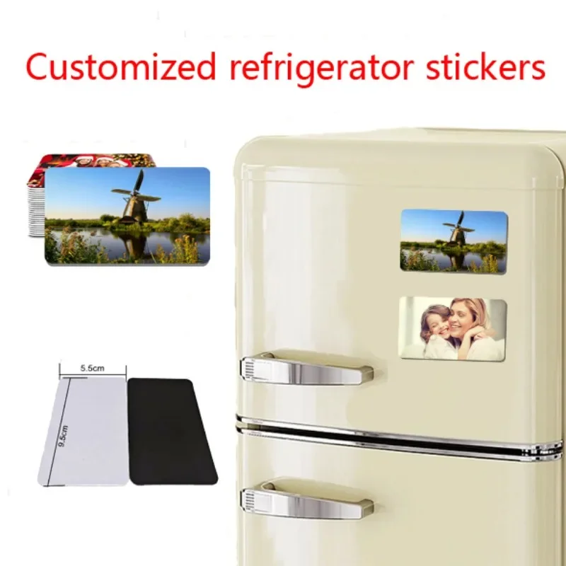 Refrigerator Decor Magnetic Fridge Magnets Magnetic Fridge Stickers 1PC Set Sublimation Magnet Blanks