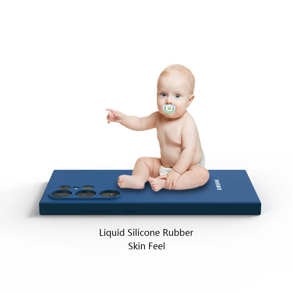 Soft Liquid Silicone Shockproof Phone Case - Thin Protective Back Cover