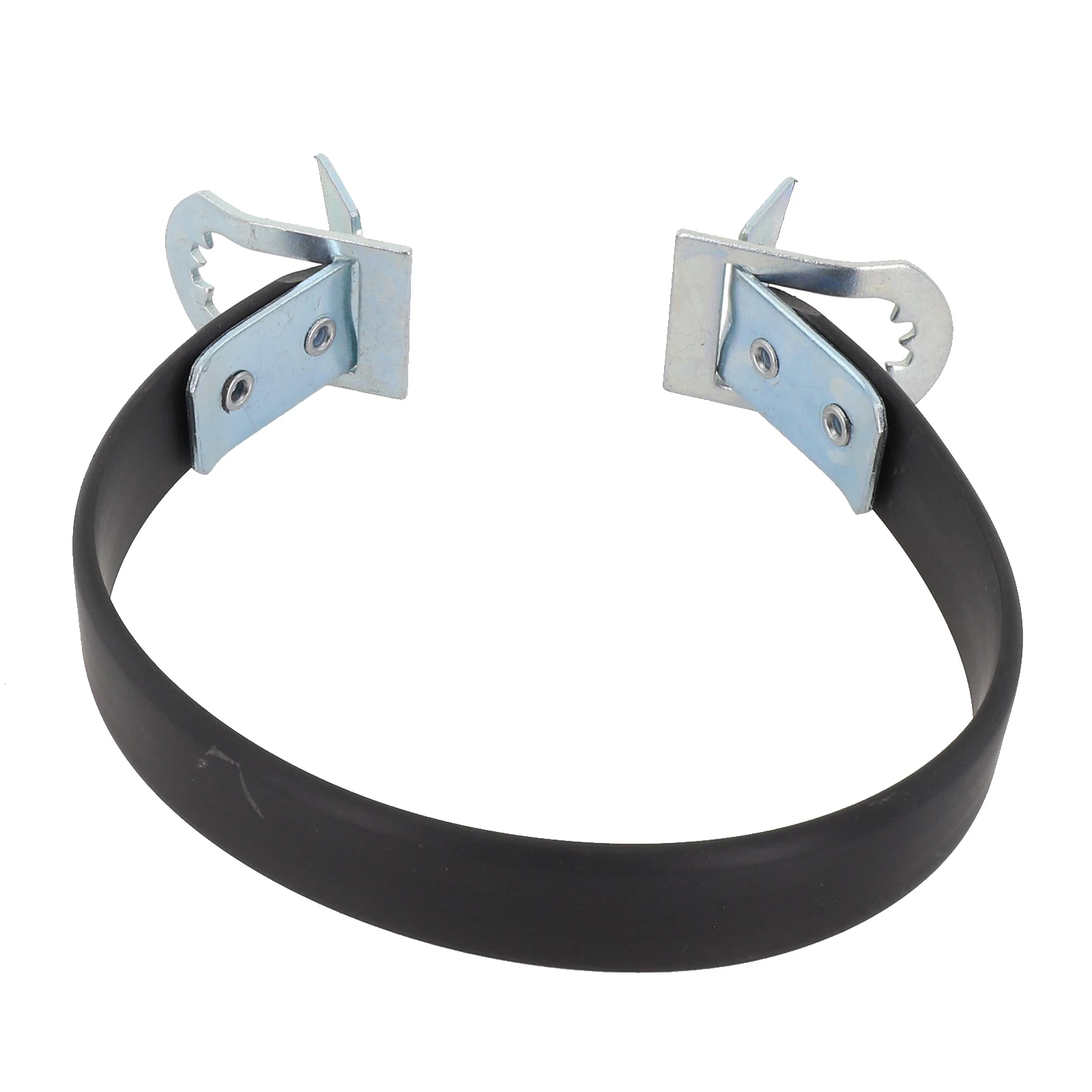 Heavy Duty 14-Inch Metal and Rubber Battery Carrier Strap with Side Lift Design
