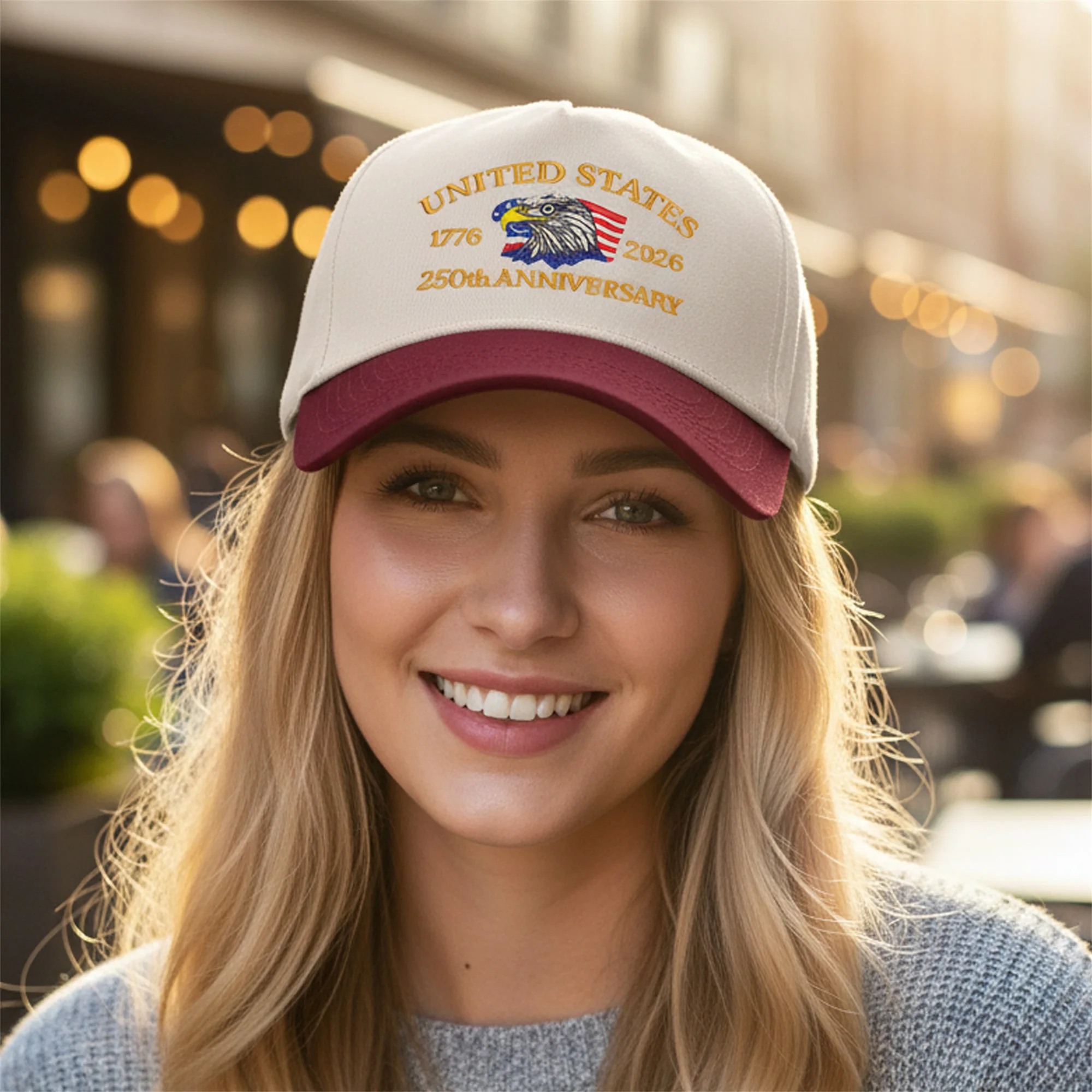 250th Anniversary Baseball Caps for Men and Women - Stylish Letter Embroidery Dad Hats with Adjustable Trucker Design