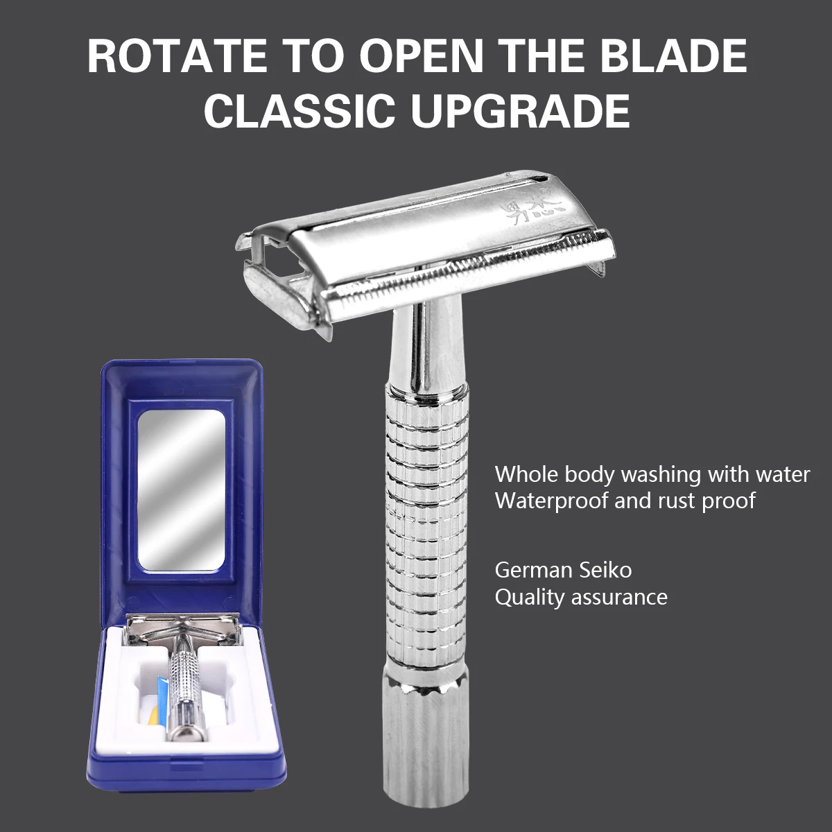 【おまけ付！】ビンテージ　RAZOR EDGE 2 Adjustable Double Edge Safety Razor Shaving One Blade