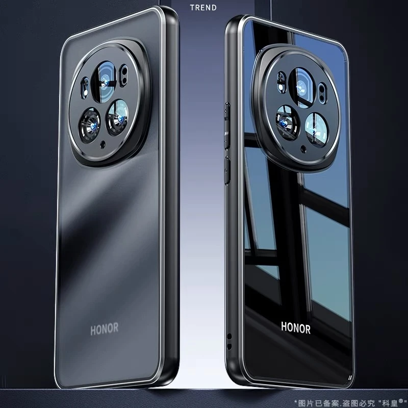 Matte Transparent Shockproof Bumper with Camera Protection