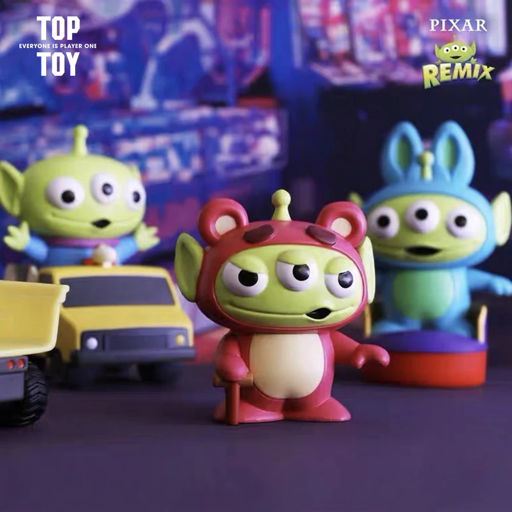 TOPTOY Disney Toy Story 21 REMIX & AUTOS Woody Buzz Lightyear Q Version  Action Anime Figuren Mini Puppen Kinder Modell kinder
