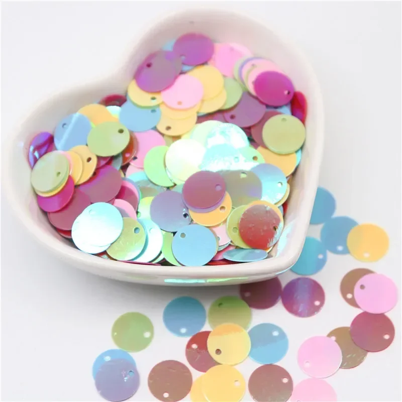 20g/lot Sequin 10/15/20/25/30mm PVC Flat Round Loose Sequins Paillettes Sewing Wedding Craft Accessories Lentejuelas Para Coser sequins for crafts sequin embroidery accessories sequin sewing accessories sequins accessories