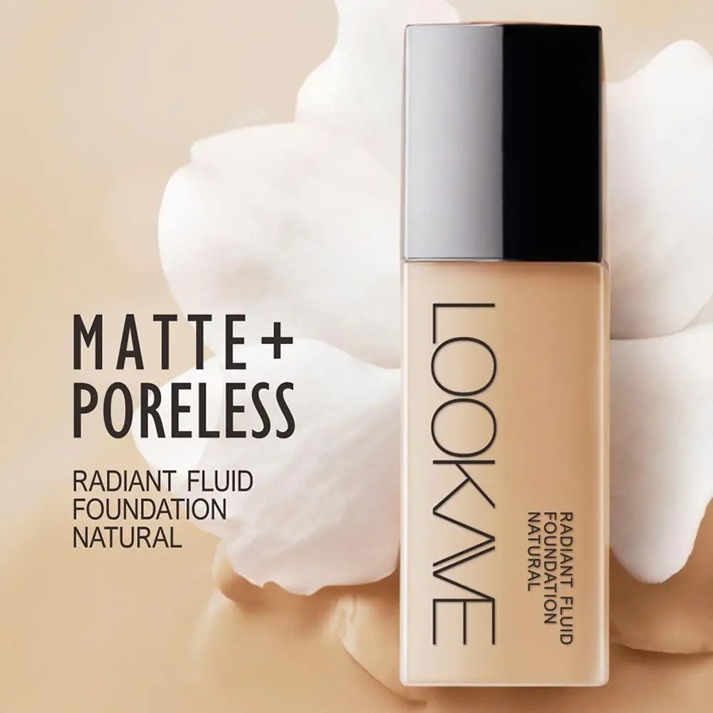 Long-Lasting Liquid Foundation Full Coverage, Natural Matte Finish, Moisturizing Concealer, CC Cream Base Makeup Tool 5
