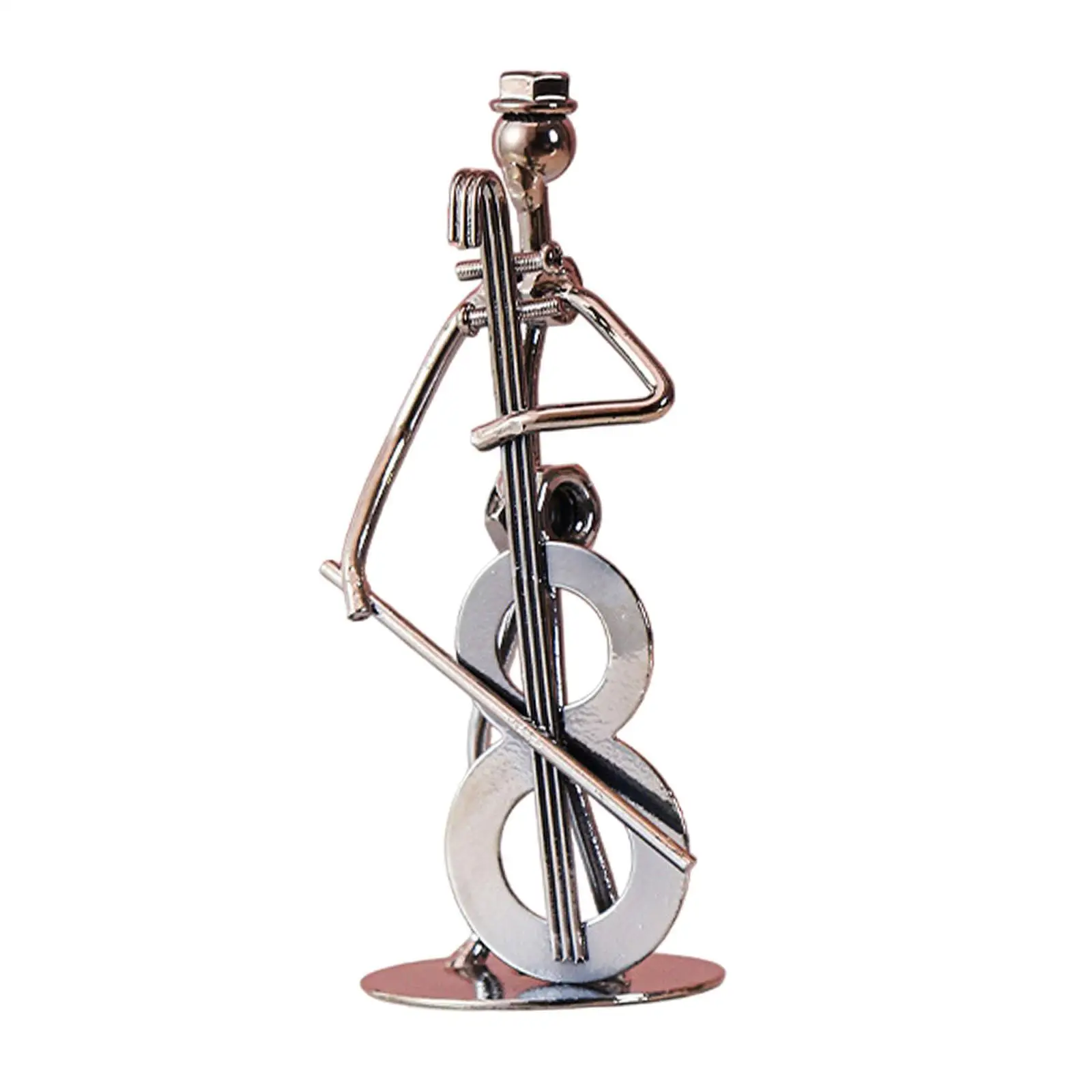 Musical Man Statue Musician Tabletop Figurine for Tabletop Spring Office