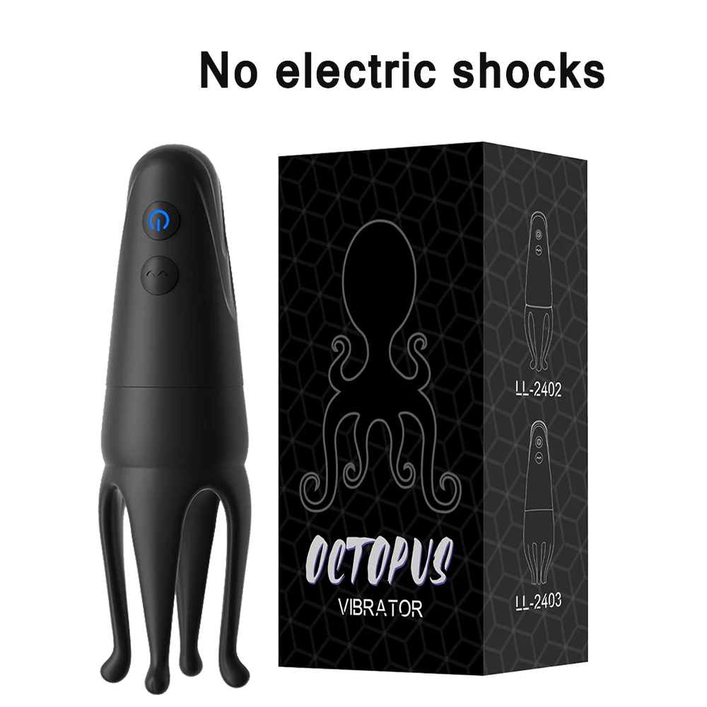 Electric Shock Masturbator for Men Penis Massager Glans Vibration Sex Oral Blowjob Lasting Delay Endurance Training Sex Toys 18+