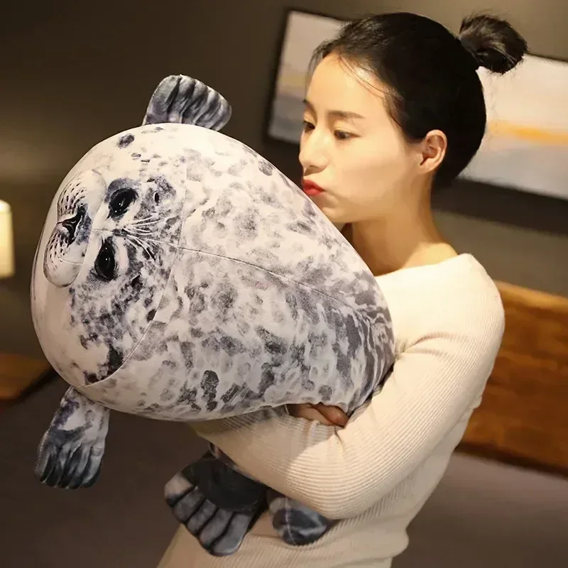 60cm Kawaii Animal Fat Plush Foca Gorda Seal Toy Stuffed Foca Guatona Plush Soft Doll Sleeping Pillow Cartoon Doll Xmas Gift