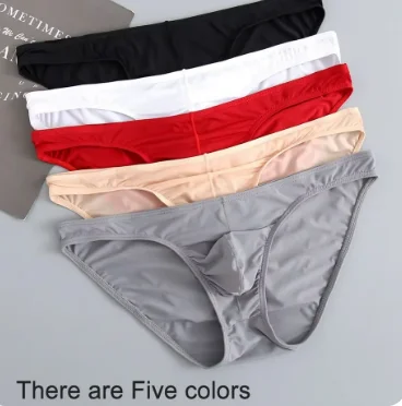 Men Underwear 3 Pieces Nylon Silk Breathable