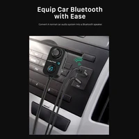Wireless Car Adapter Bluetooth-Compatible USB AUX Auto Wireless Receiver Audio 3.5mm USB FM Modulator for Hands-Free Car Speaker - Image 3
