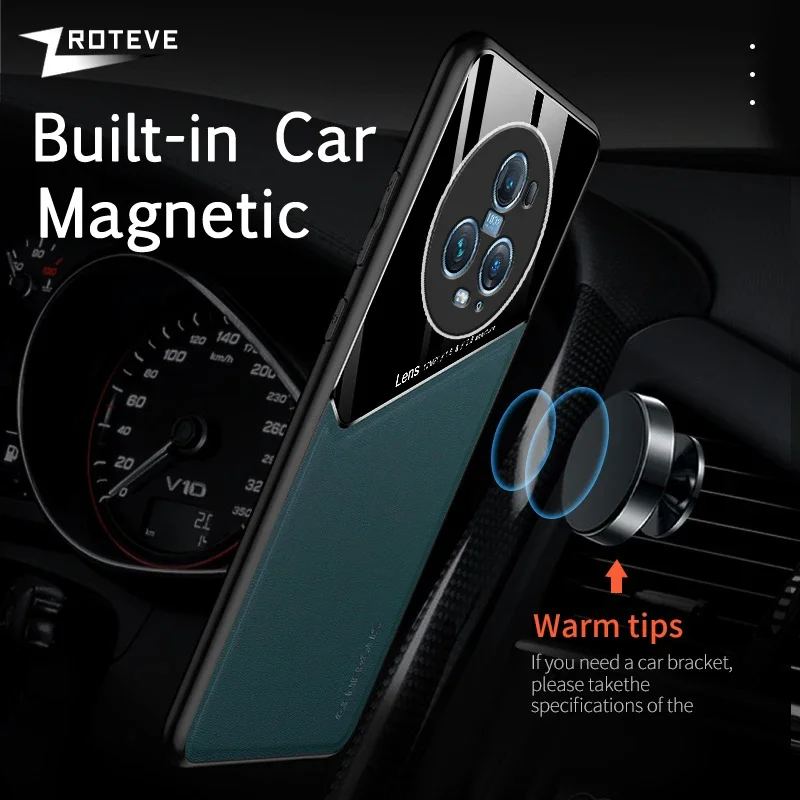 Luxury PU Leather Magnetic Phone Case - Shockproof and Stylish Protection