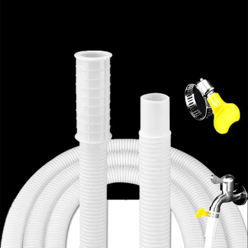 Flexible Air conditioning drain hose Water Inlet Extension Pipe Washing Machine Faucet Connector Bathroom Kitchen Accessories plumbing hose water pipe drain hose plumbing supply hose