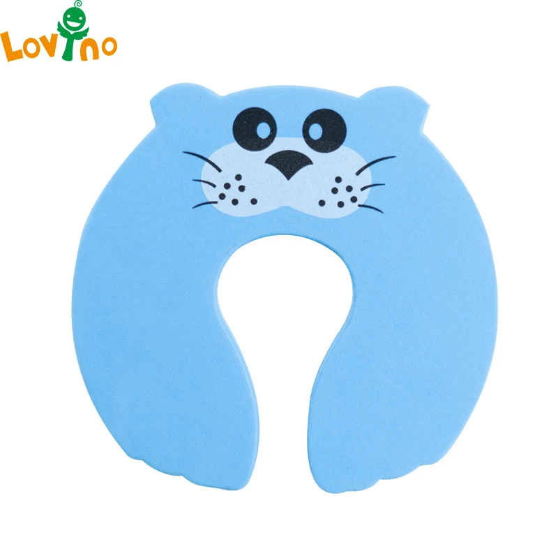 2PCS Child Safety Protection Baby Safety Cute Animal Security Card Door Stopper Baby Care Child Lock Protection From Children