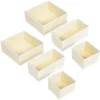 12 Pcs Underwear Storage Box Baby Socks Beige Drawer Organizer Divider Nursery Decor Non-woven Fabric Changing Table Dividers 1